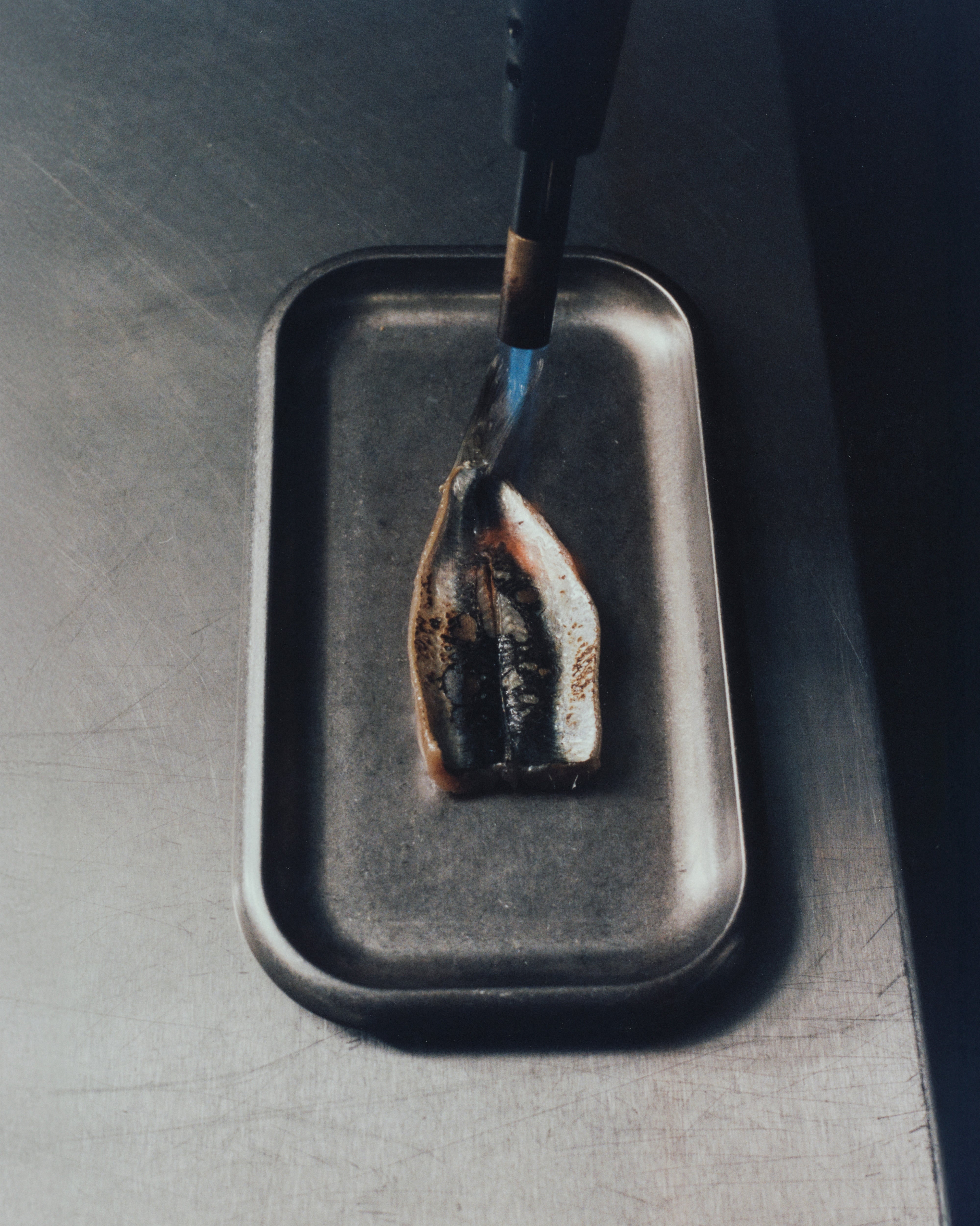 Small Steel Serving Tray - Stonewashed