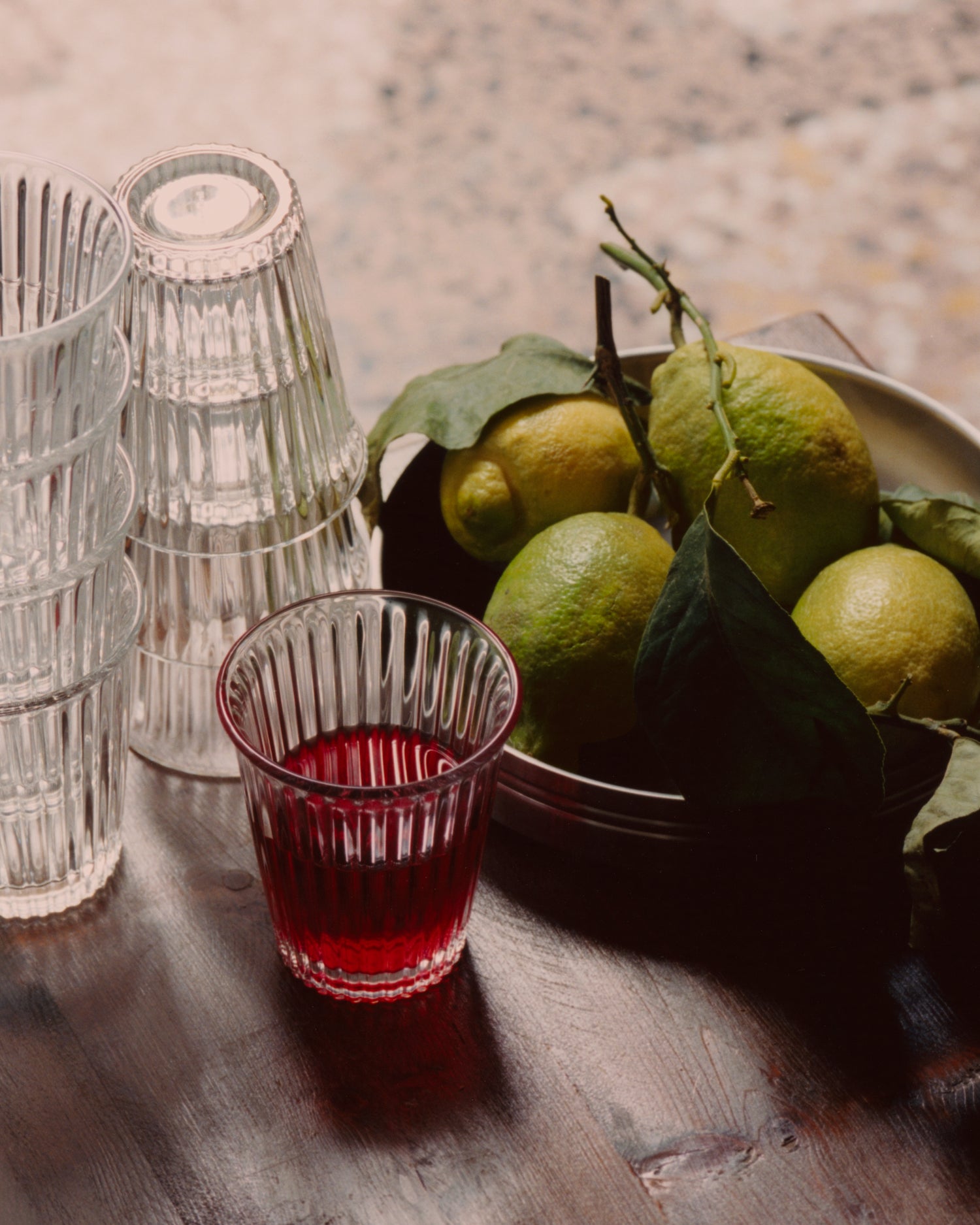 Premium glassware detail