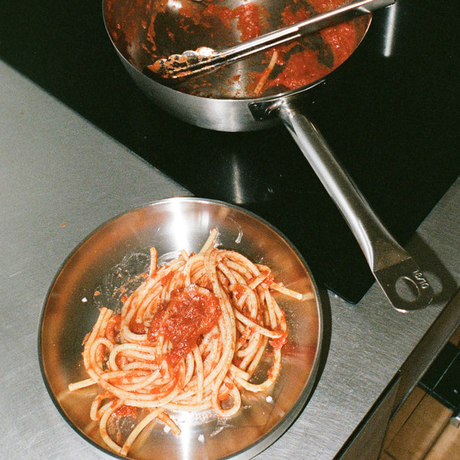 Stainless Steel Pasta Plate / Set of 2