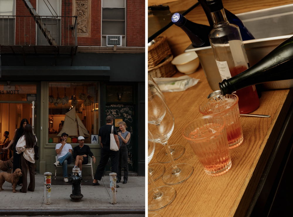 Ice Cream & Rondo Spritz at GEM HOME in NYC