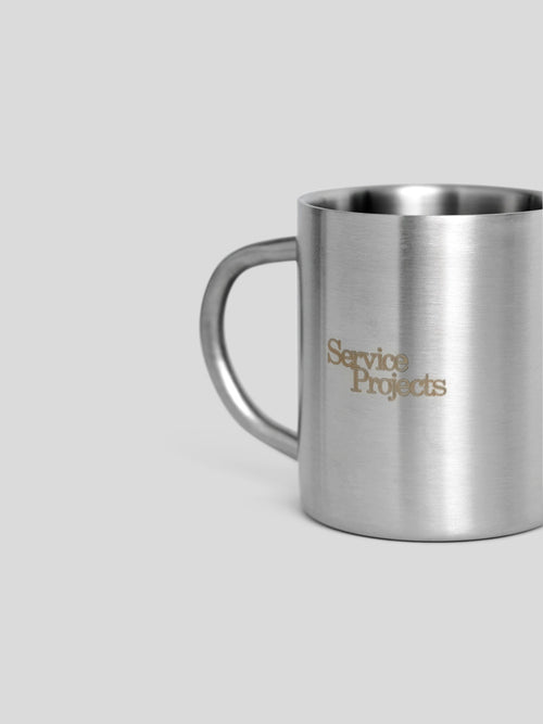 Engraved Stainless Steel Mug / Set of 2