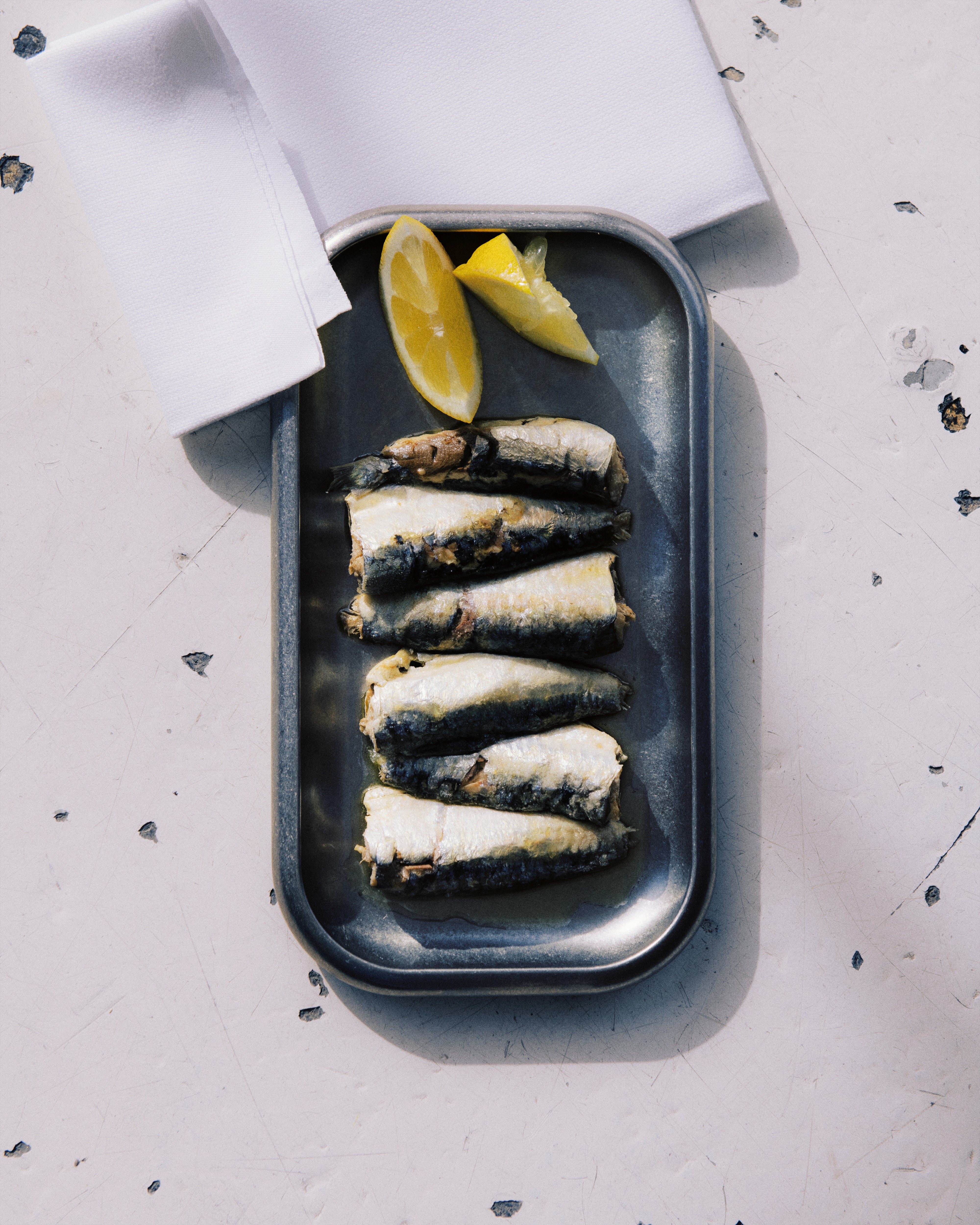 Small Steel Serving Tray - Stonewashed